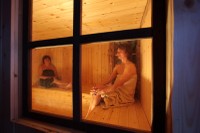 Veduta della sauna
